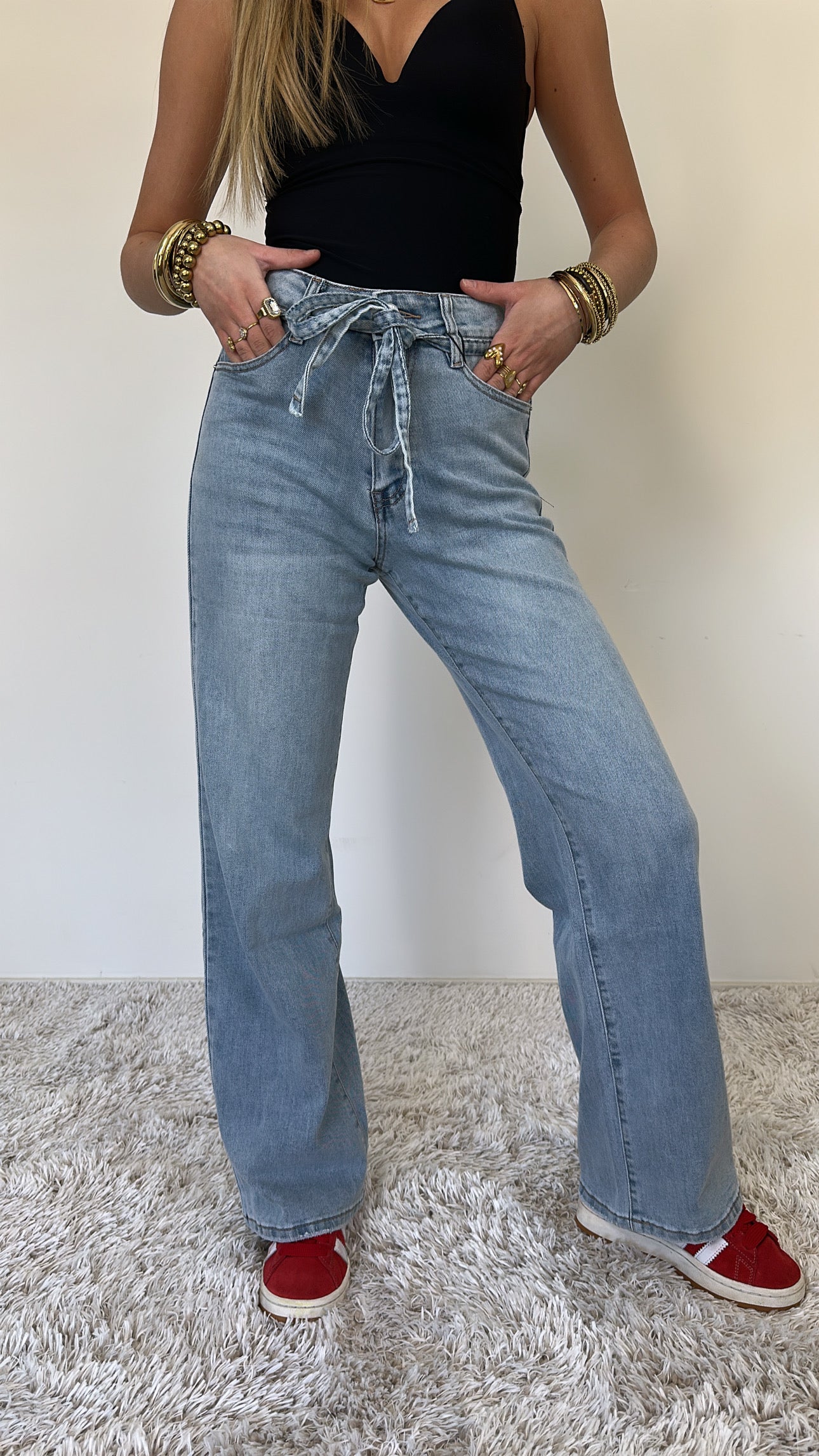 Grace wide leg jeans denim