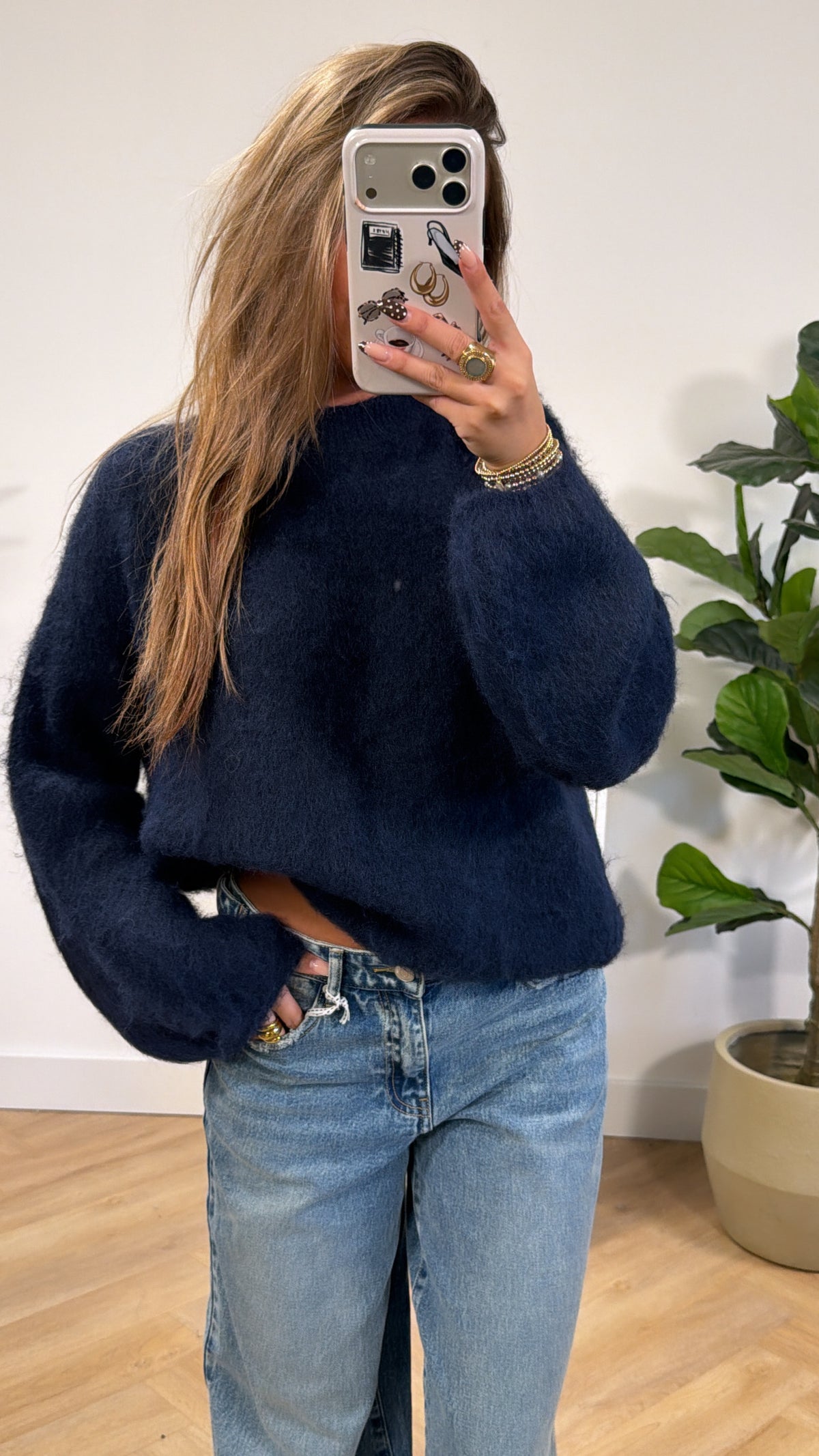 The Elara Fluffy Knit