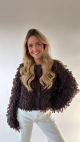 Chunky Loop Knit Cardigan