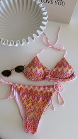 Ziggy Tie Bikini White