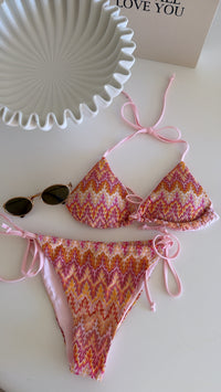 Ziggy Tie Bikini White