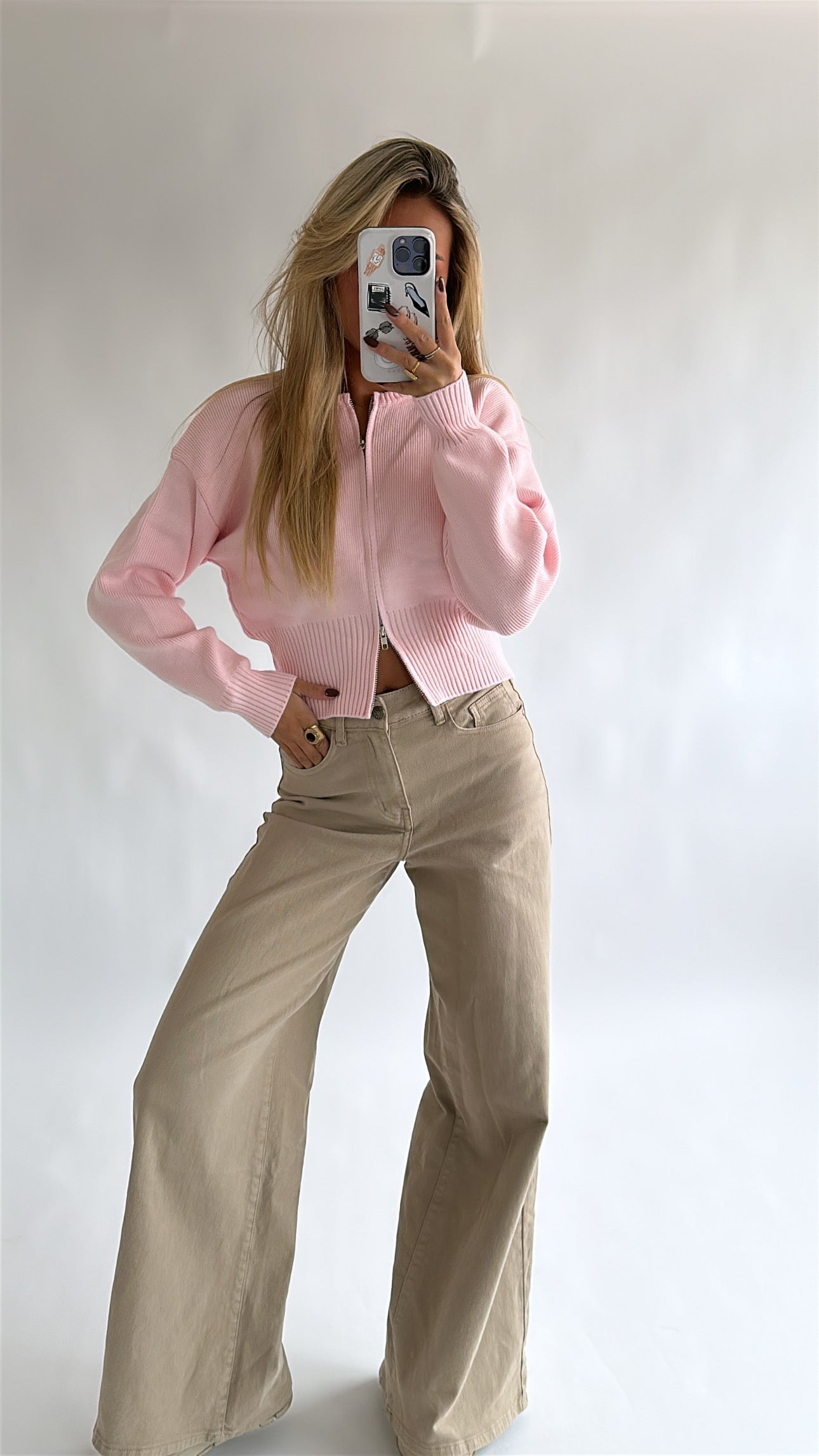 Emma Zipper Knit