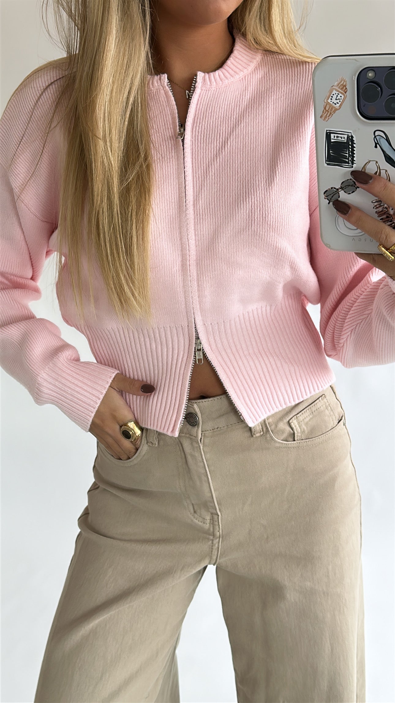 Emma Zipper Knit