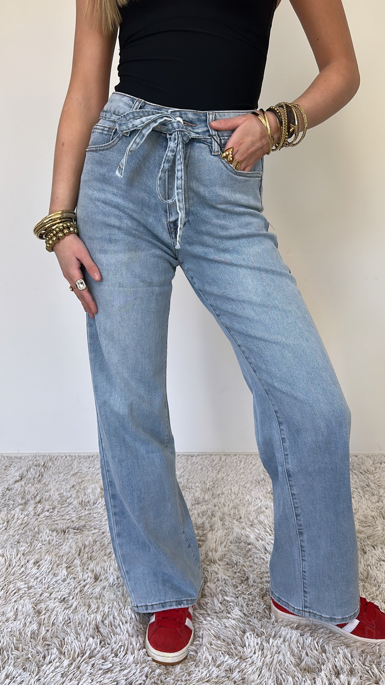 Grace wide leg jeans denim