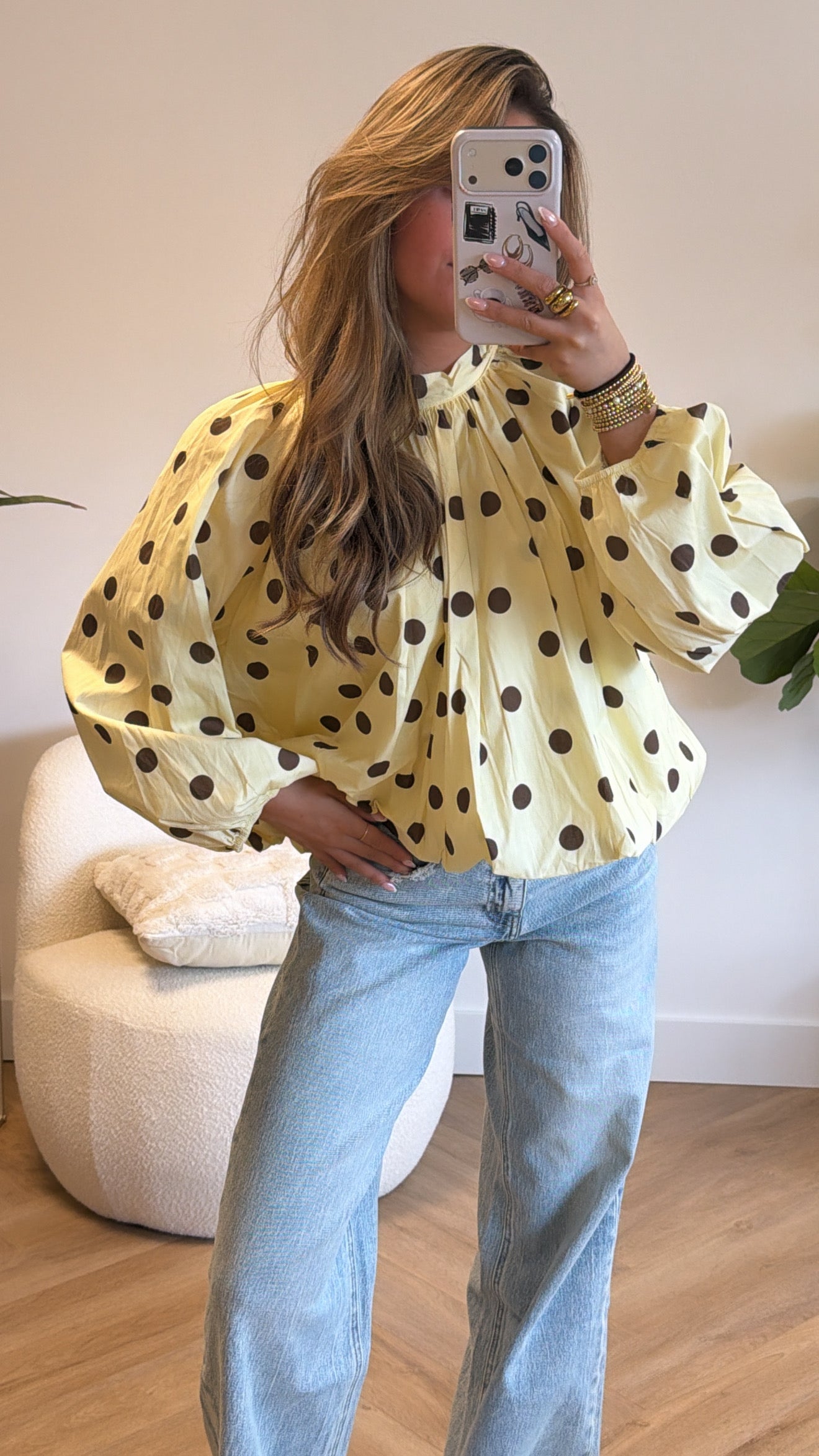 Elara Open Back Blouse