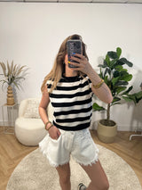 Lotte Shoulder Pad Top