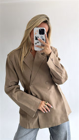Tailored Button Blazer