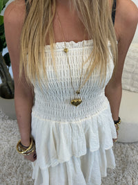 Isla Breeze Strapless Maxi Dress