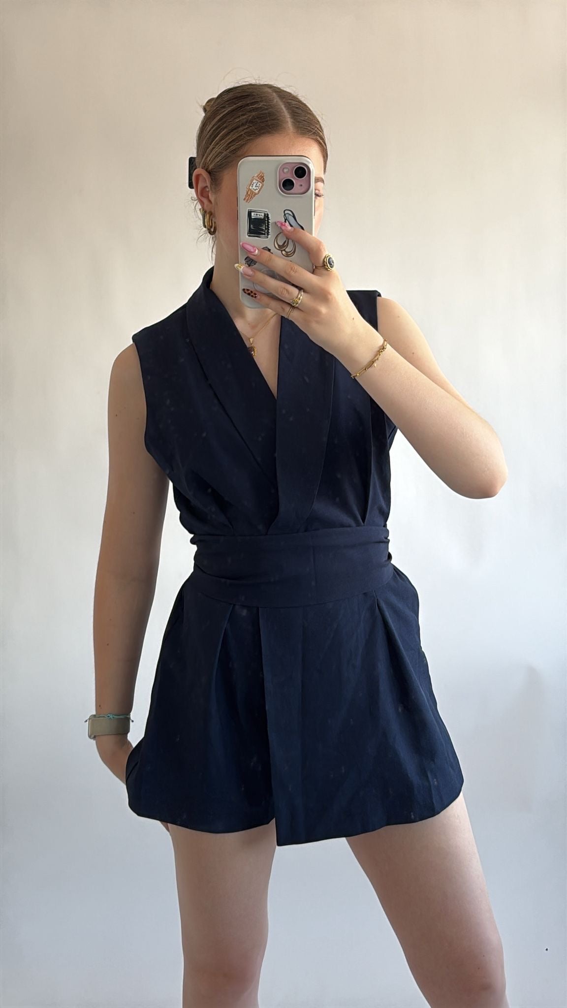 Vera Tailored Wrap Playsuit