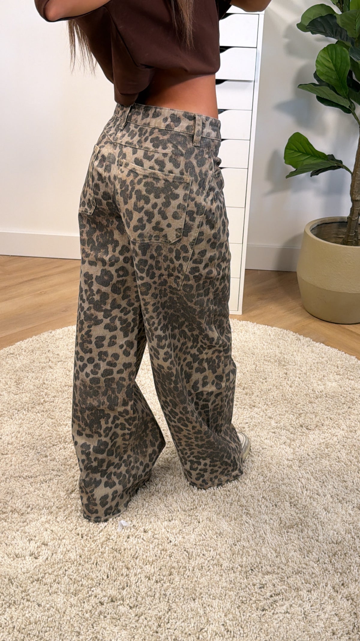 Sienna Leopard Jeans
