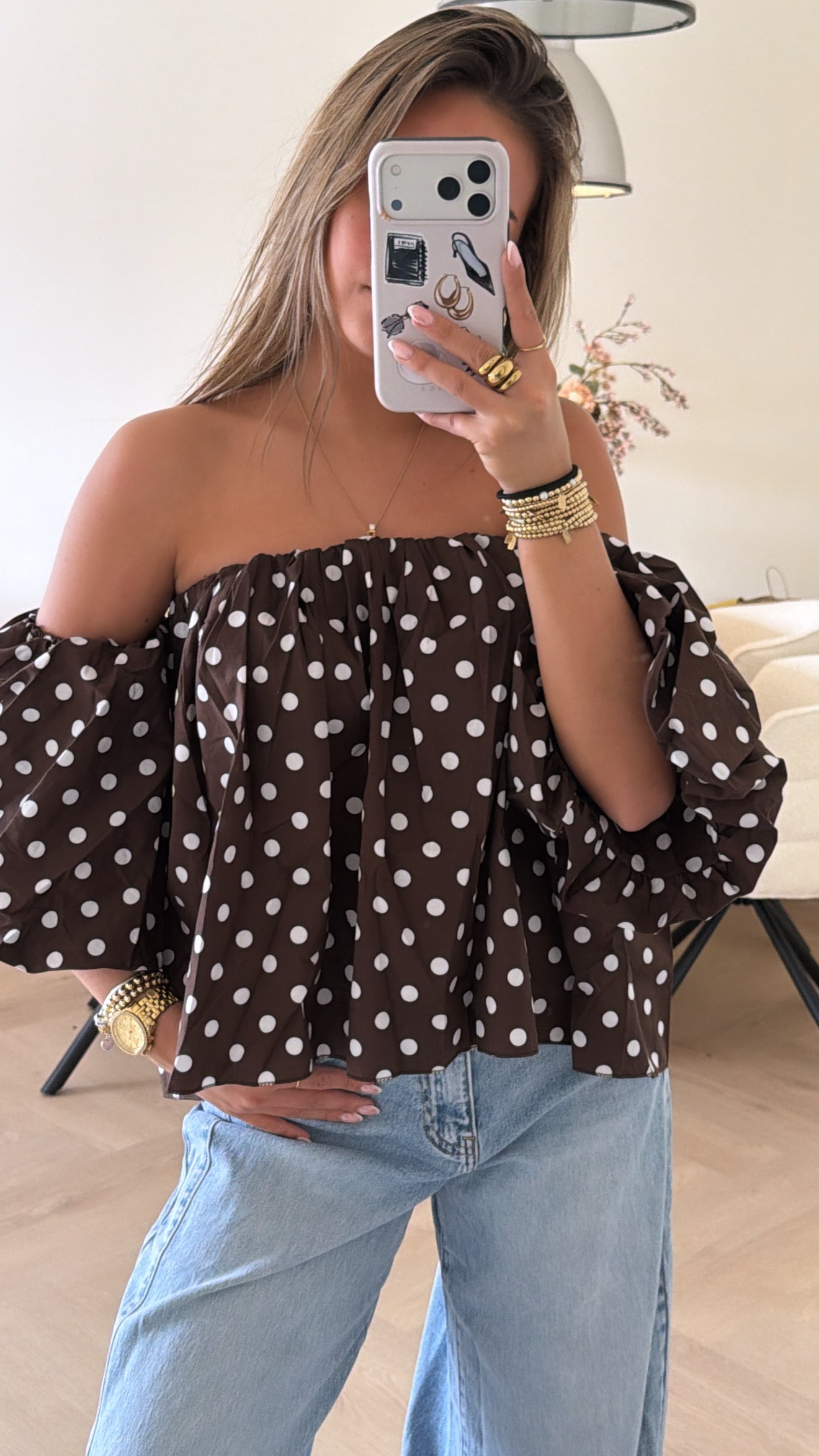 Livia Polka Top