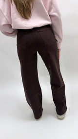 Shiny Stone Wide Jeans