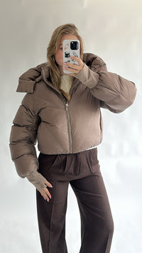 Trendy Cropped Winter Puffer