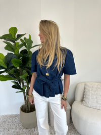 Marijn denim top