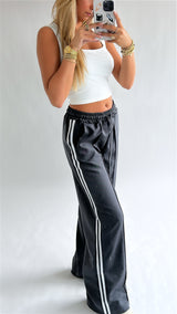 Wide Leg Track Pants