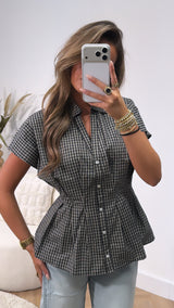 Checked Chic Blouse