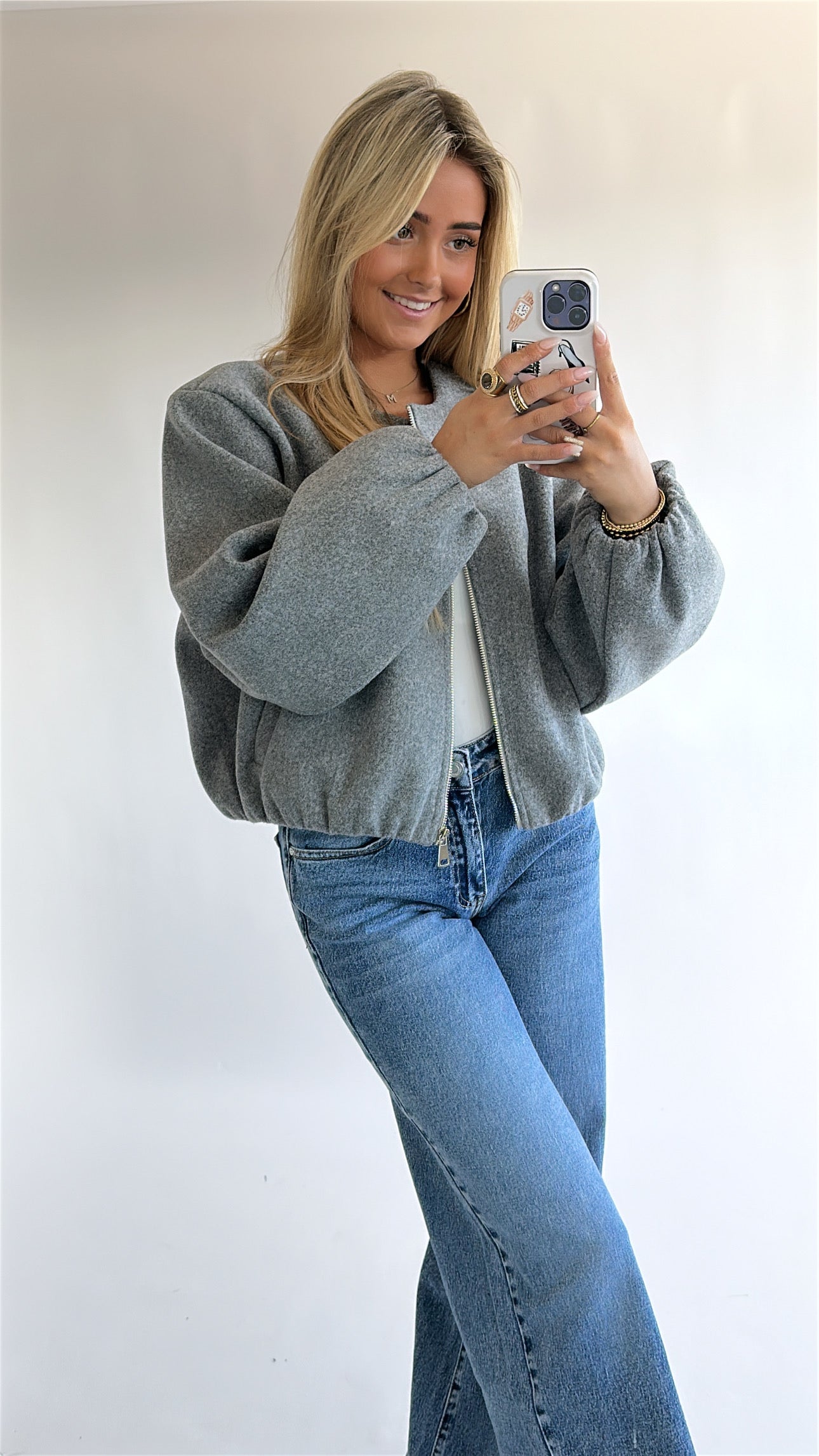 Soft Touch Bomber Jacket