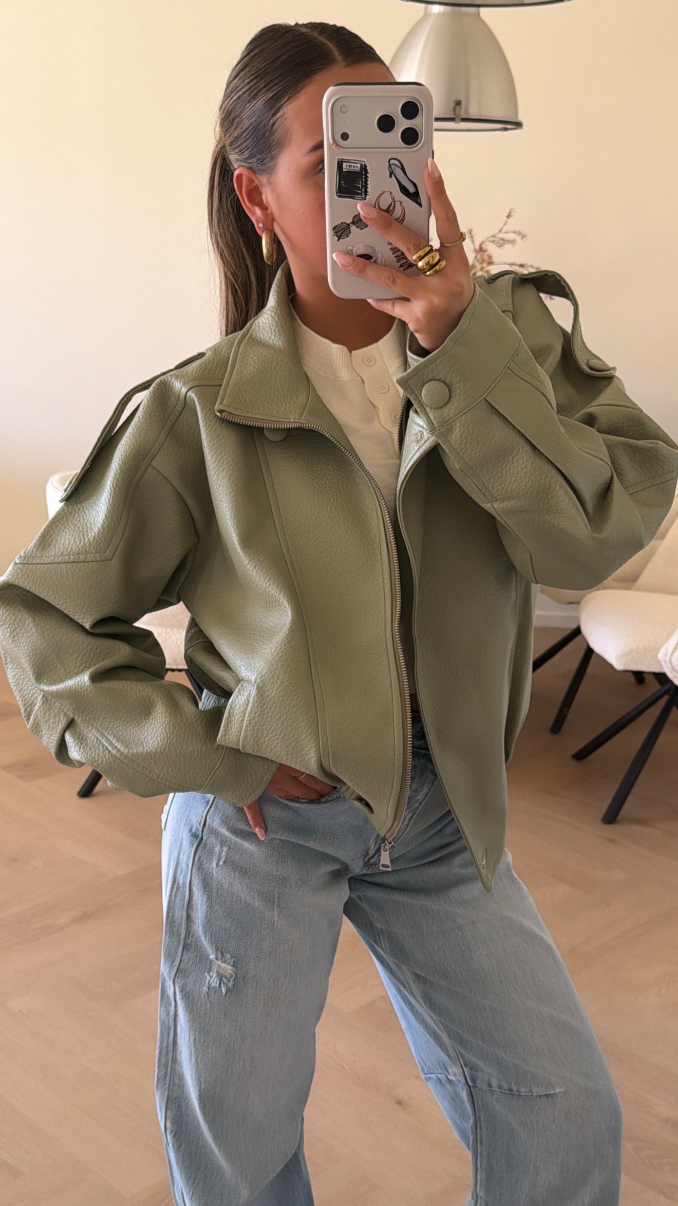 Luxe Oversized Bomber
